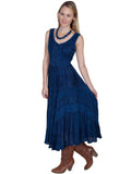 Scully BLUE LACE FRONT DRESS - Scully Leather - Flyclothing LLC