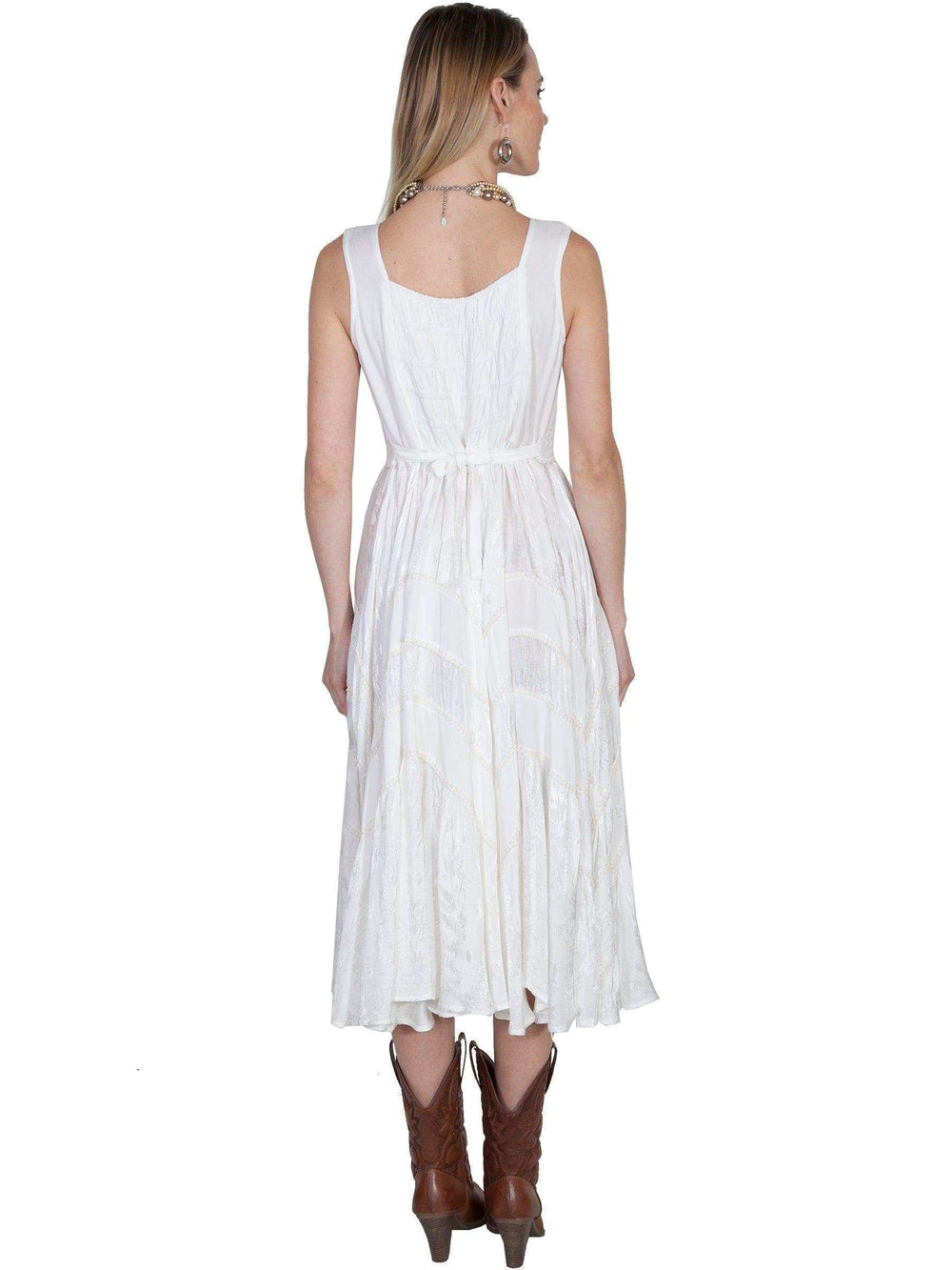 Scully IVORY LACE FRONT DRESS - Scully Leather - Flyclothing LLC