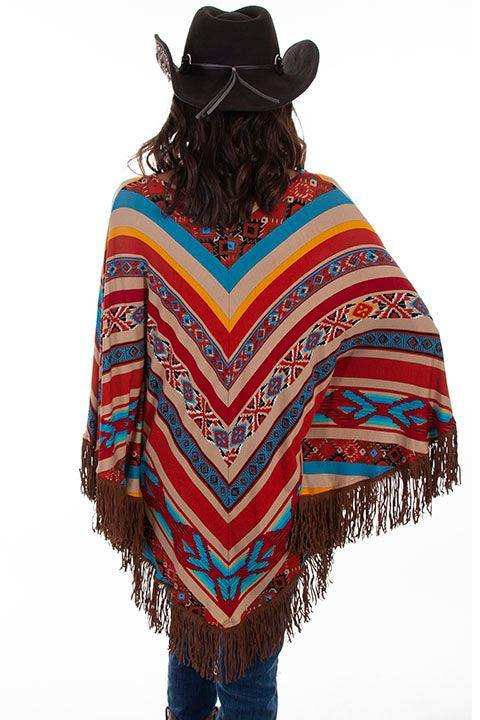 Scully SERAPE PONCHO W/MITERED SEAMS - Scully Leather - Flyclothing LLC