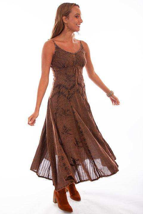 Scully COPPER LONG COTTON DRESS - Scully Leather - Flyclothing LLC