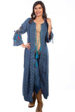 Scully DENIM DREAM CATCHER EMB DENIM DUSTER - Scully Leather - Flyclothing LLC