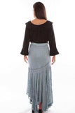 Scully Leather Ash Grey Rayon Skirt - Scully Leather - Flyclothing LLC