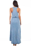 Scully CHAMBRAY HI/LO RACER BACK KNIT DRESS - Scully Leather - Flyclothing LLC