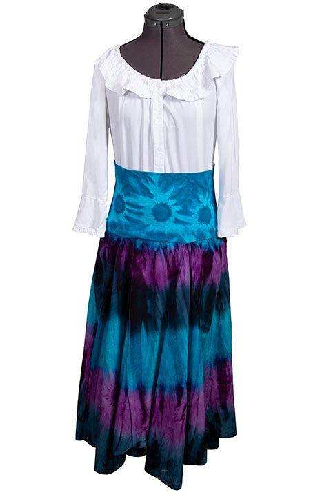 Scully BLUE TIE DYE SKIRT - Scully Leather - Flyclothing LLC
