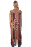 Scully Leather Honey Creek Serape Microfiber Long Serape Print Vest - Scully Leather - Flyclothing LLC