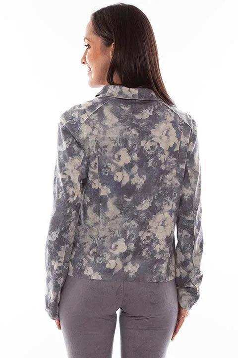 Scully Zip Drape Cross Over Jacket - Scully Leather - Flyclothing LLC