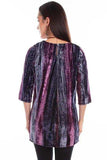 Scully Leather Honey Creek Plum Velvet Tunic - Scully Leather - Flyclothing LLC