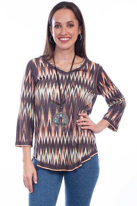 Scully Microfiber Print Reversible Top - Scully Leather - Flyclothing LLC