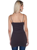 Scully CHARCOAL LONG SEAMLESS CAMISOLE (5 PACK) - Scully Leather - Flyclothing LLC