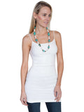 Scully IVORY LONG SEAMLESS CAMISOLE (5 PACK) - Scully Leather - Flyclothing LLC