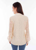 Scully Leather Honey Creek Ivory Lace Top - Scully Leather - Flyclothing LLC