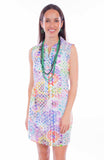 Scully Leather Colorful Eyelet Sleeveless Dress - Scully Leather - Flyclothing LLC