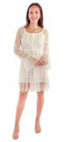 Scully Leather Honey Creek Ivory Eyelash Lace Dress - Scully Leather - Flyclothing LLC