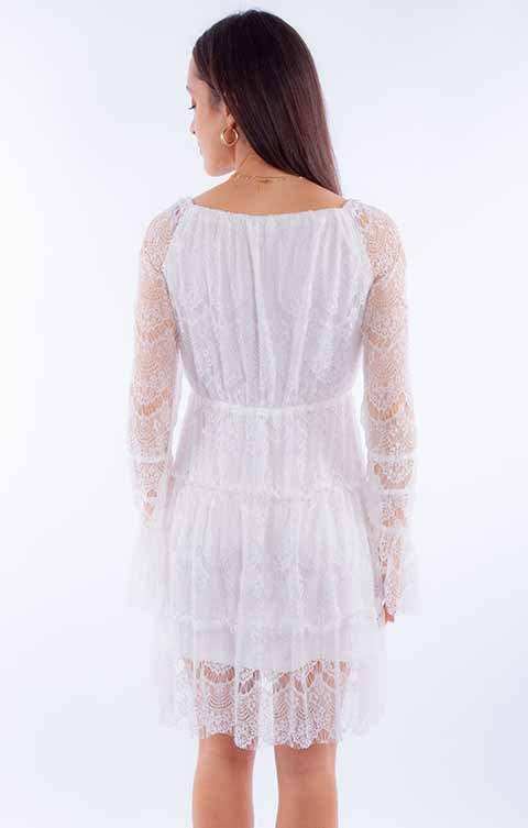 Scully Leather Honey Creek White Eyelash Lace Dress - Scully Leather - Flyclothing LLC