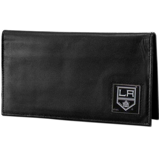 Los Angeles Kings® Deluxe Leather Checkbook Cover - Siskiyou Buckle - Flyclothing LLC