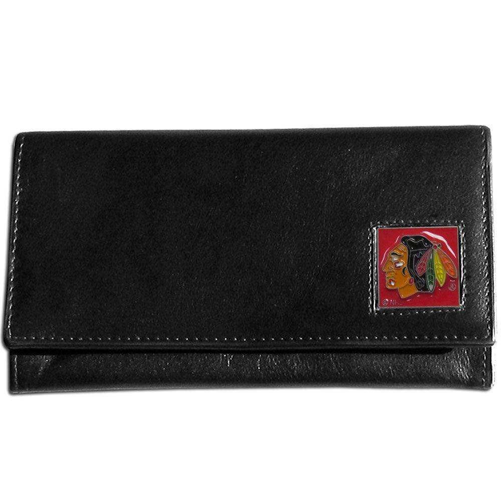 Chicago Blackhawks® Leather Women's Wallet - Siskiyou Buckle - Flyclothing LLC
