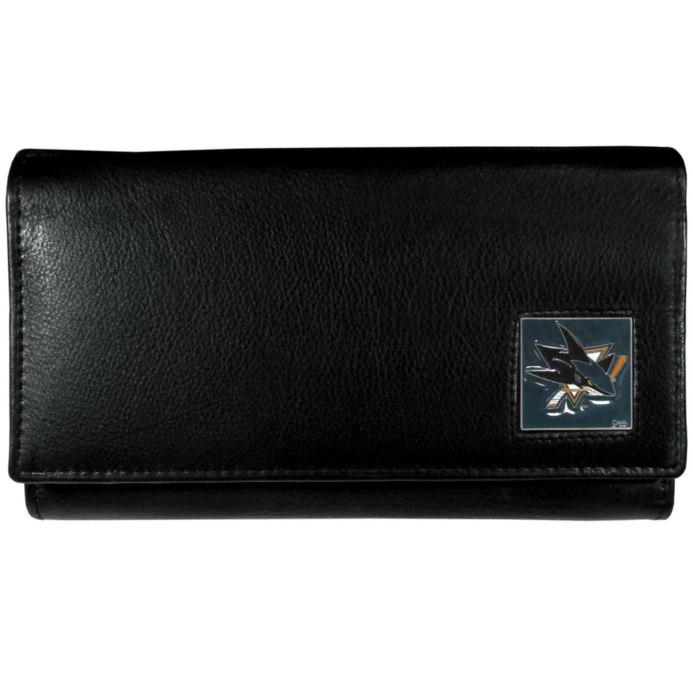 San Jose Sharks® Leather Women's Wallet - Siskiyou Buckle - Flyclothing LLC