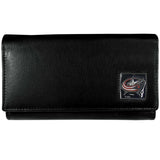 Columbus Blue Jackets® Leather Women's Wallet - Siskiyou Buckle - Flyclothing LLC