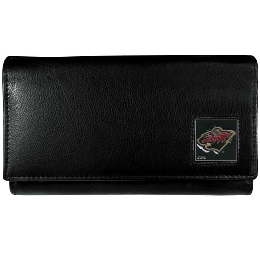 Minnesota Wild® Leather Women's Wallet - Siskiyou Buckle - Flyclothing LLC