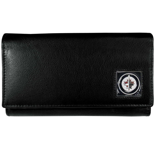 Winnipeg Jets™ Leather Women's Wallet - Siskiyou Buckle - Flyclothing LLC