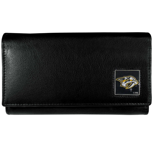 Nashville Predators® Leather Women's Wallet - Siskiyou Buckle - Flyclothing LLC