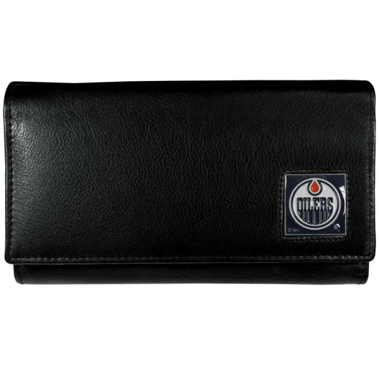 Edmonton Oilers® Leather Women's Wallet - Siskiyou Buckle - Flyclothing LLC