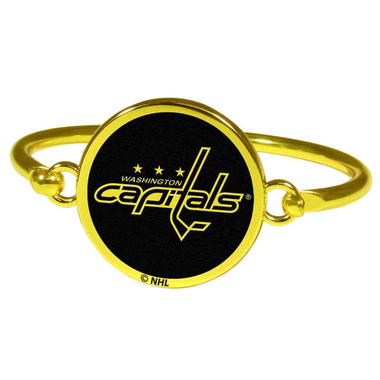 Washington Capitals® Gold Tone Bangle Bracelet - Siskiyou Buckle - Flyclothing LLC