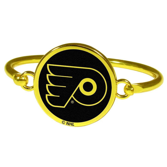 Philadelphia Flyers® Gold Tone Bangle Bracelet - Siskiyou Buckle - Flyclothing LLC