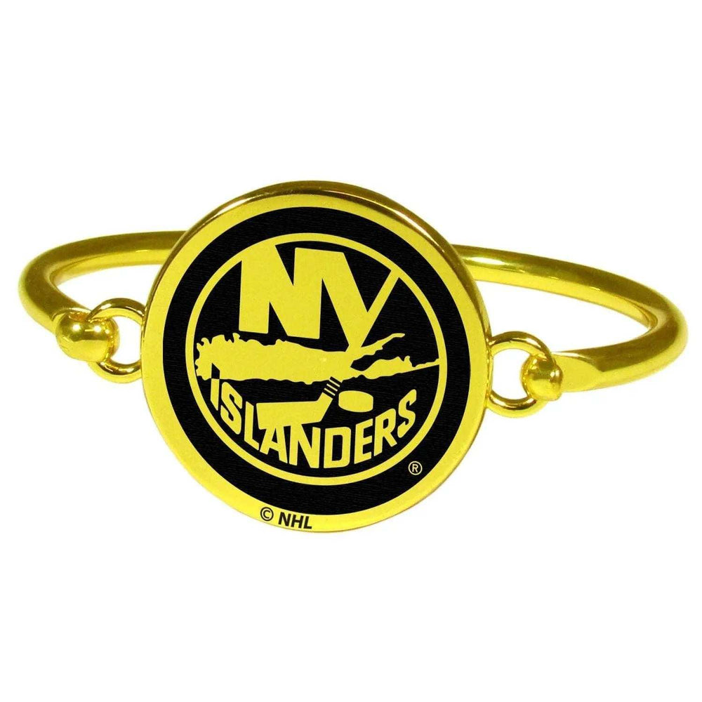 New York Islanders® Gold Tone Bangle Bracelet - Siskiyou Buckle - Flyclothing LLC