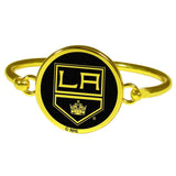 Los Angeles Kings® Gold Tone Bangle Bracelet - Siskiyou Buckle - Flyclothing LLC