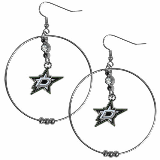 Dallas Stars™ 2 Inch Hoop Earrings - Siskiyou Buckle - Flyclothing LLC