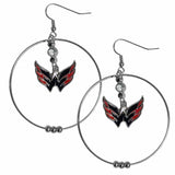 Washington Capitals® 2 Inch Hoop Earrings - Siskiyou Buckle - Flyclothing LLC