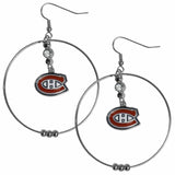 Montreal Canadiens® 2 Inch Hoop Earrings - Siskiyou Buckle - Flyclothing LLC