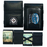Winnipeg Jets™ Leather Jacob's Ladder Wallet - Siskiyou Buckle - Flyclothing LLC
