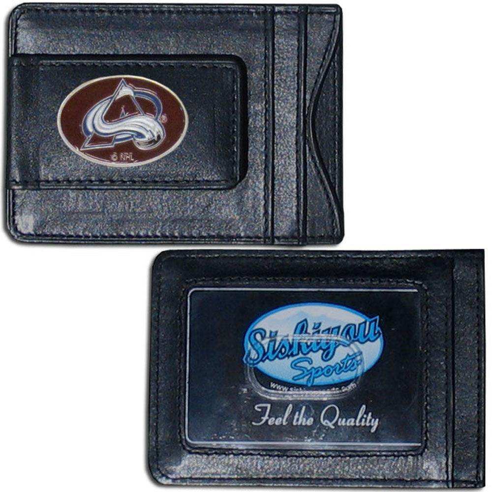 Colorado Avalanche® Leather Cash & Cardholder - Siskiyou Buckle - Flyclothing LLC