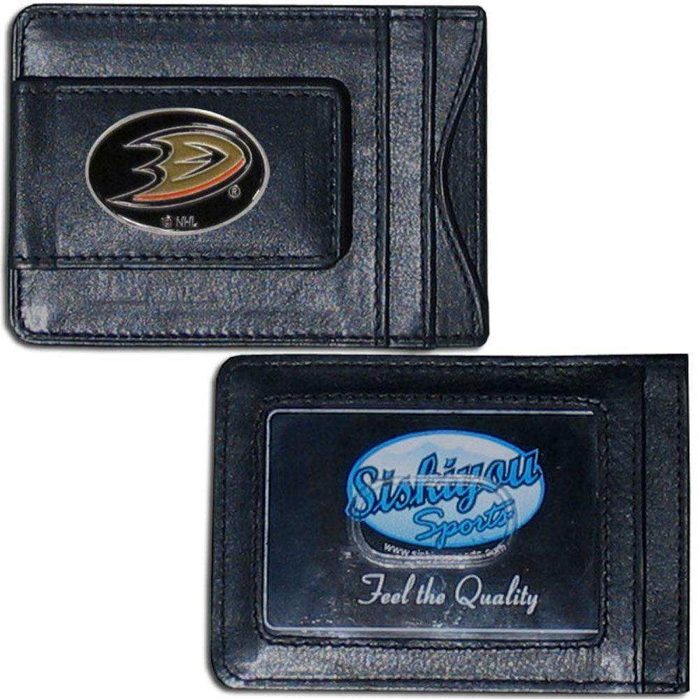 Anaheim Ducks® Leather Cash & Cardholder - Siskiyou Buckle - Flyclothing LLC