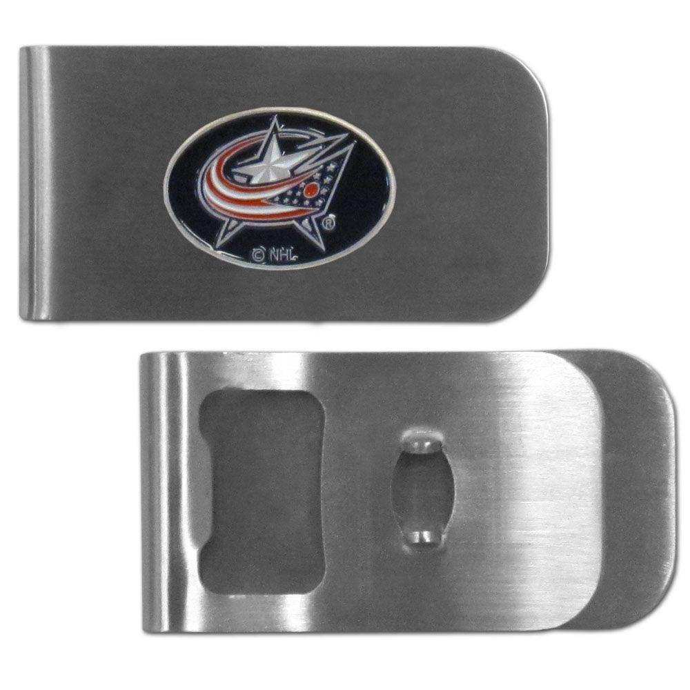 Columbus Blue Jackets® Bottle Opener Money Clip - Siskiyou Buckle - Flyclothing LLC