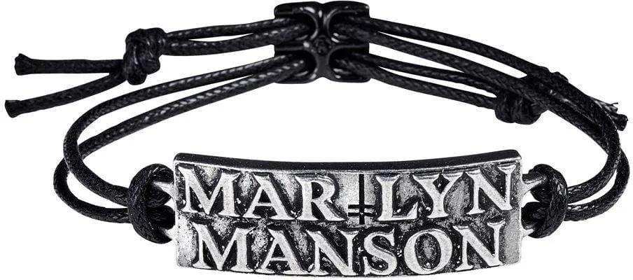 Alchemy Rocks Marylin Manson Logo Bracelet - Alchemy Gothic - Flyclothing LLC