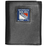 New York Rangers® Deluxe Leather Tri-fold Wallet - Siskiyou Buckle - Flyclothing LLC