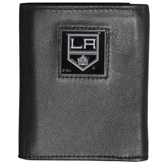 Los Angeles Kings® Deluxe Leather Tri-fold Wallet Packaged in Gift Box - Siskiyou Buckle - Flyclothing LLC