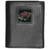 Minnesota Wild® Leather Tri-fold Wallet - Siskiyou Buckle - Flyclothing LLC