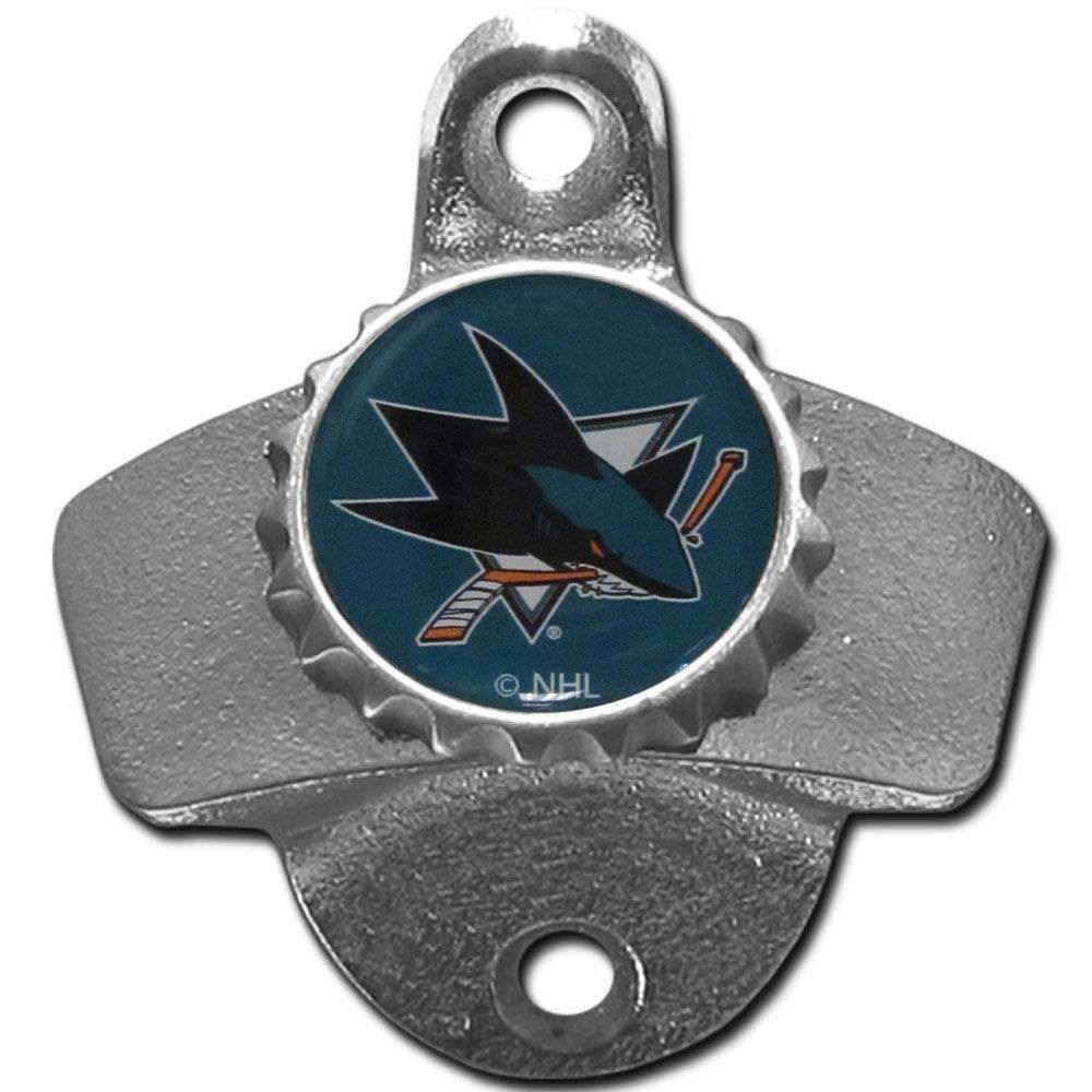 San Jose Sharks® Wall Mounted Bottle Opener - Siskiyou Buckle - Flyclothing LLC
