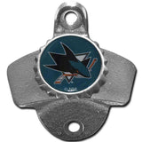 San Jose Sharks® Wall Mounted Bottle Opener - Siskiyou Buckle - Flyclothing LLC