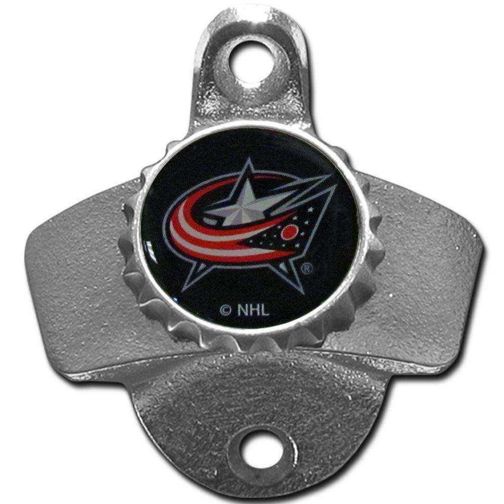 Columbus Blue Jackets® Wall Mounted Bottle Opener - Siskiyou Buckle - Flyclothing LLC