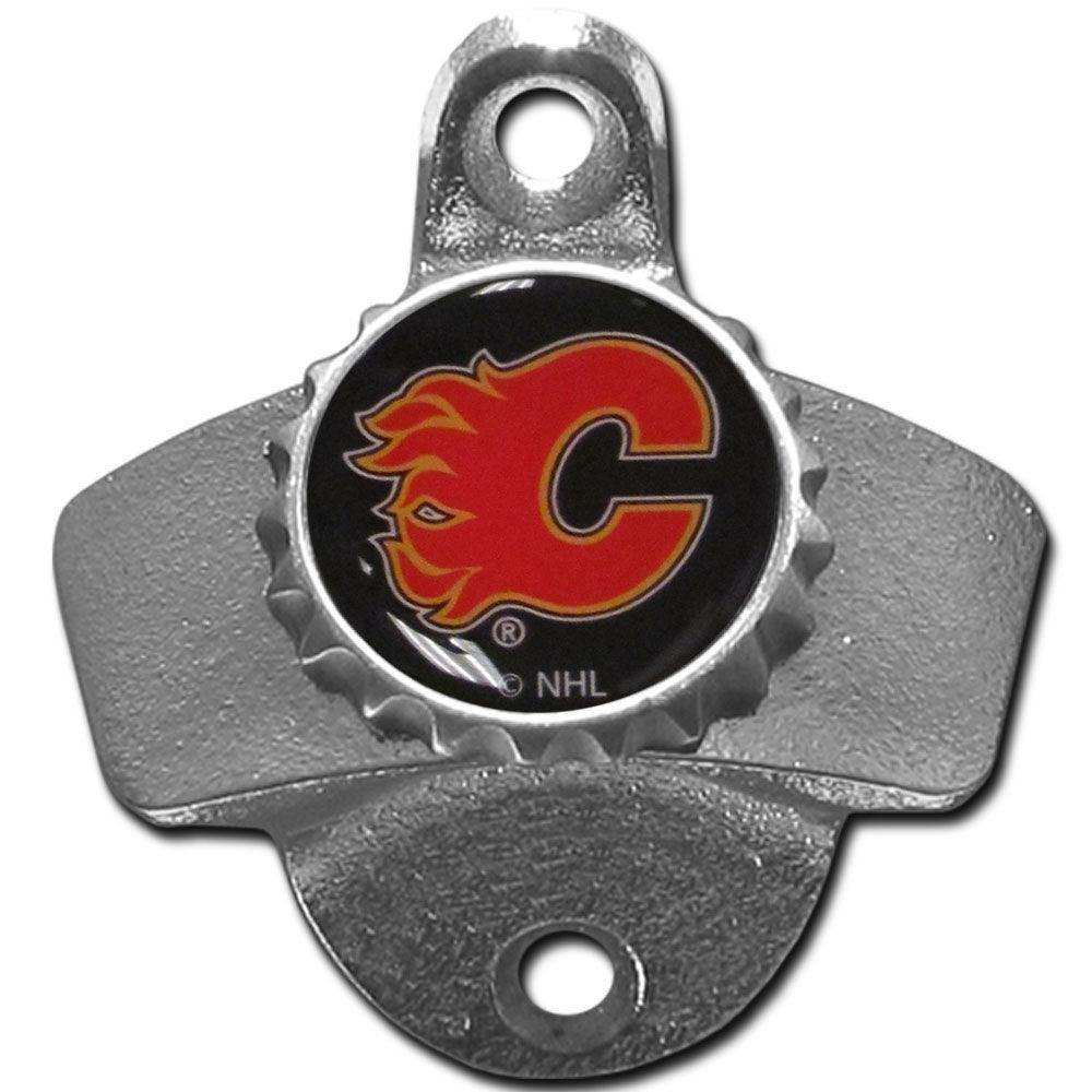Calgary Flames® Wall Mounted Bottle Opener - Siskiyou Buckle - Flyclothing LLC