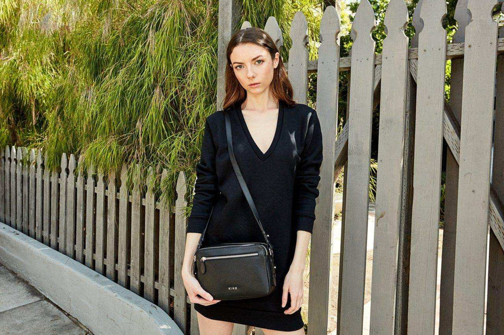 Kiko Leather Classic Crossbody - Kiko - Flyclothing LLC