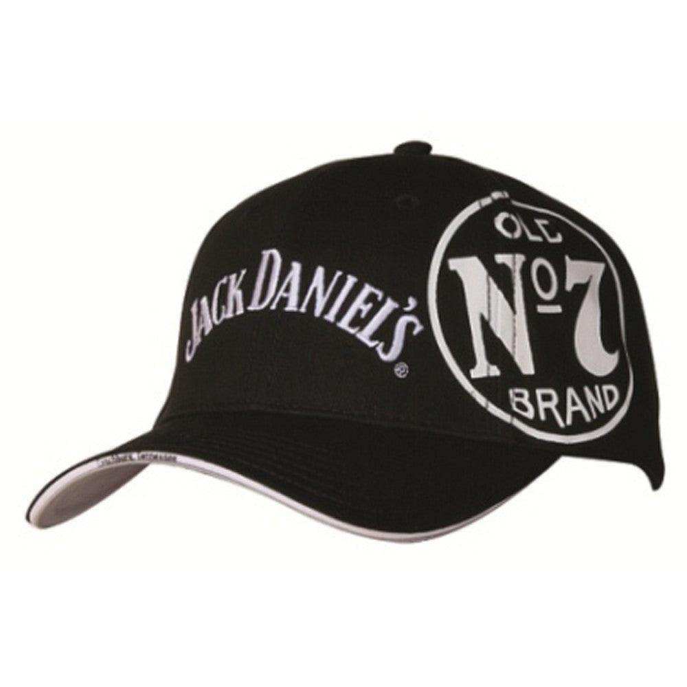 Jack Daniels Twill Cap Screen Printing on Side - Jack Daniels Clothing - Flyclothing LLC