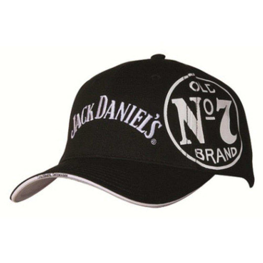 Jack Daniels Twill Cap Screen Printing on Side - Jack Daniels Clothing - Flyclothing LLC