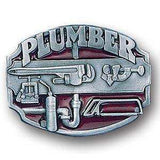 Plumber Enameled Belt Buckle - Siskiyou Buckle - Flyclothing LLC