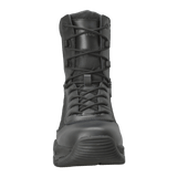 AdTec Men's 9" Full Grain Leather Side Zipper Waterproof Tactical Boot Black - AdTec